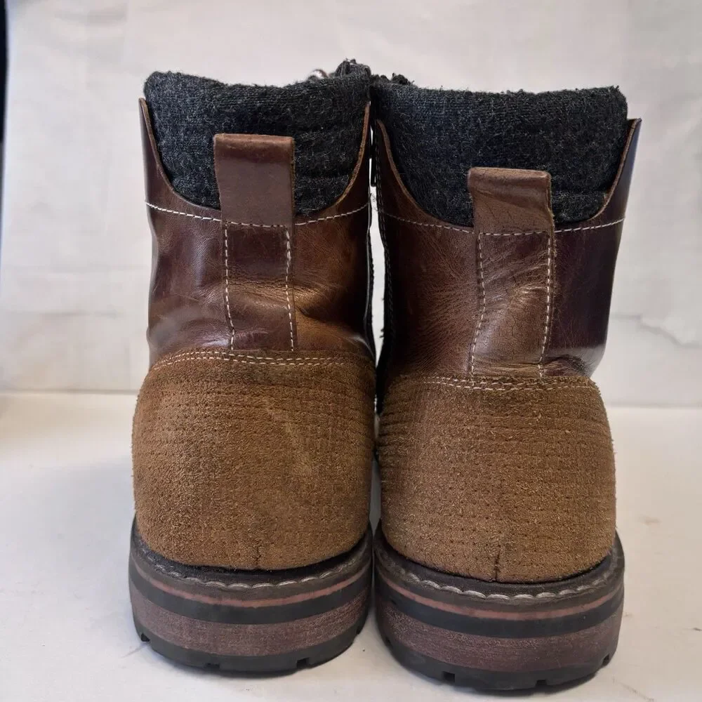 Crevo Boots Hammersmith Chestnut Side Zip Ankle Boots Brown Leather Mens 12